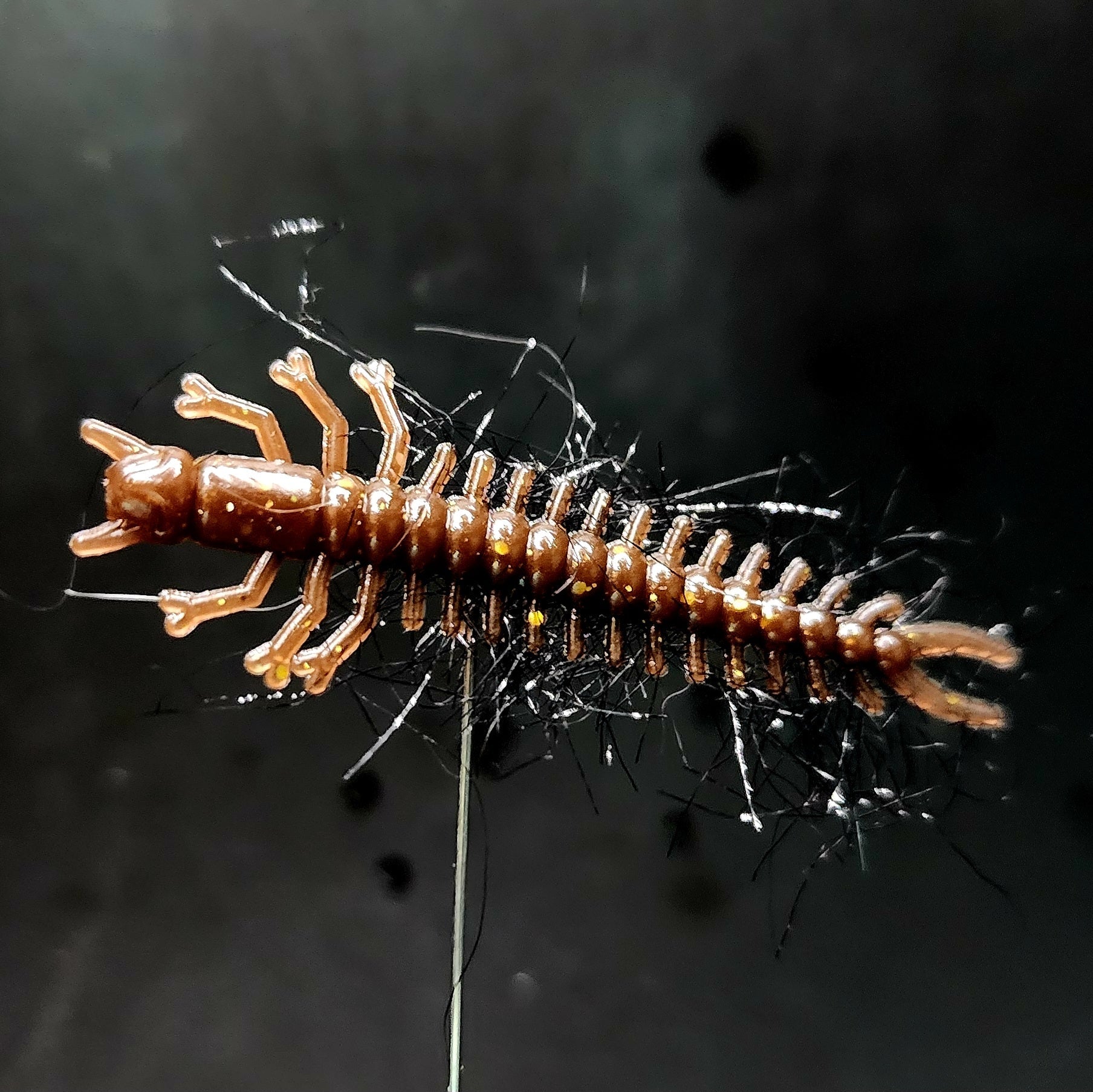 Hairy 1.8" Inch Micro Hellgrammite "The Ditch Devil" 8 Per Pack