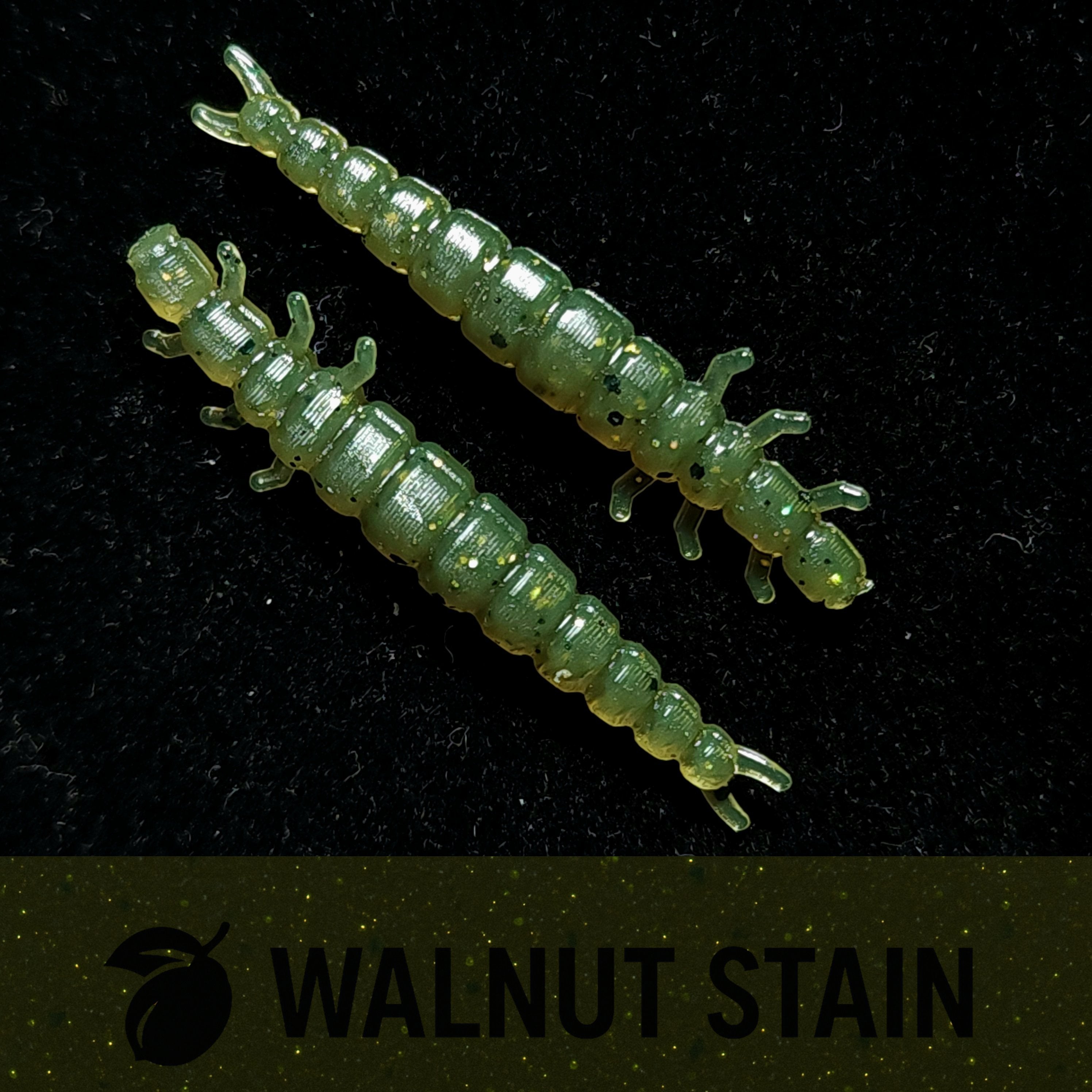 Jar of 1.3" Caddis Fly Larvae "Stream Weaver"