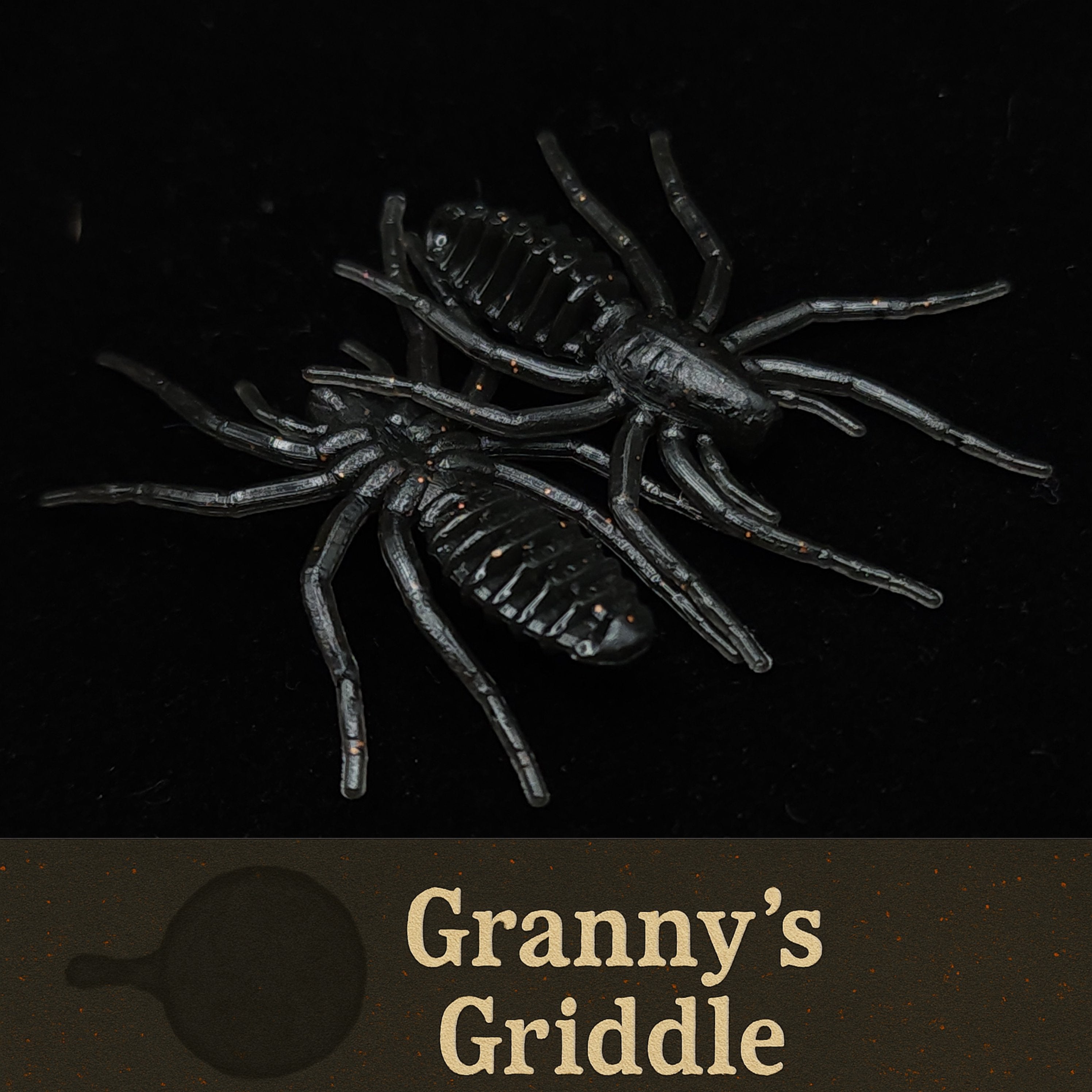 1" Micro Spider Bait "The Writing Spider"