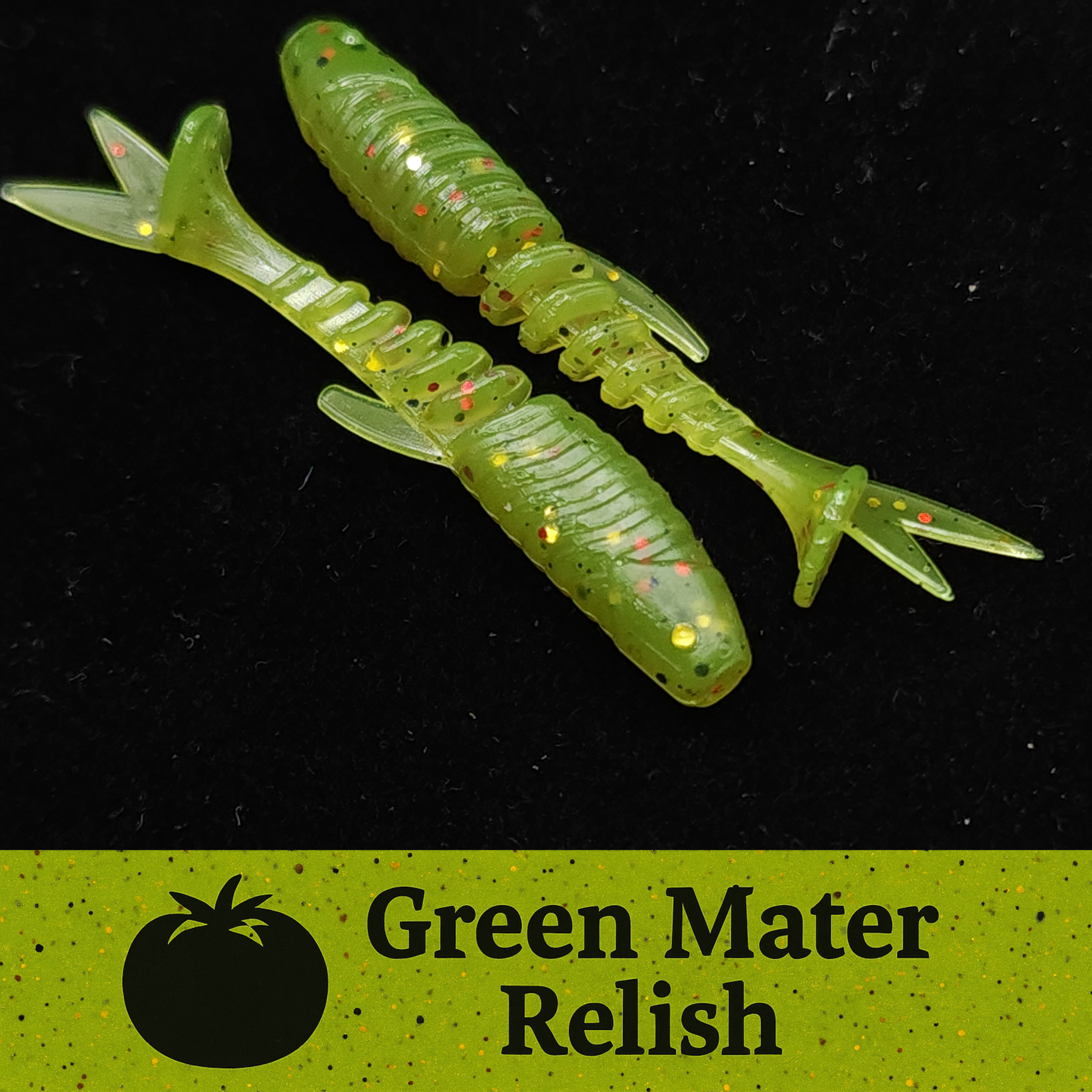 Jar of 2" Inch Micro Swimbait "Tennessee Creek Shark"