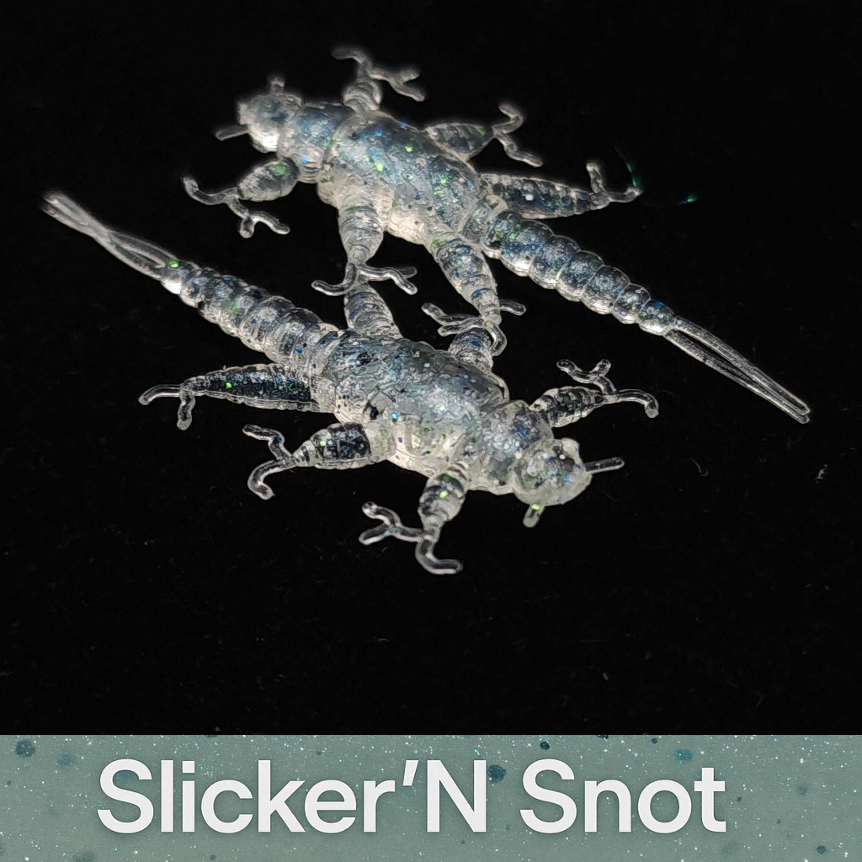 Jar of 1.5" Inch Stonefly Larvae "The Morelkin"