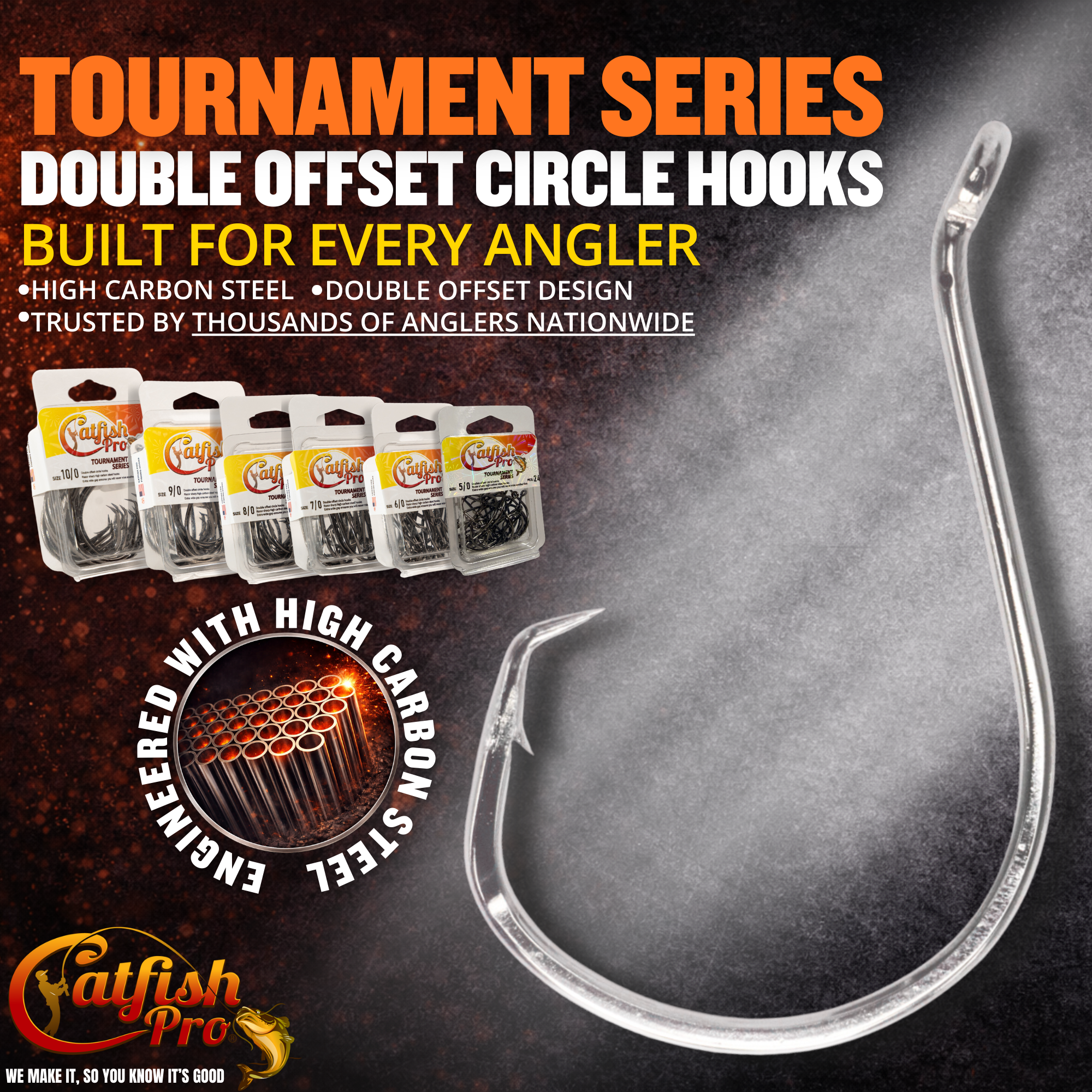 Double Offset Circle Hooks 7/0 - Value Pack