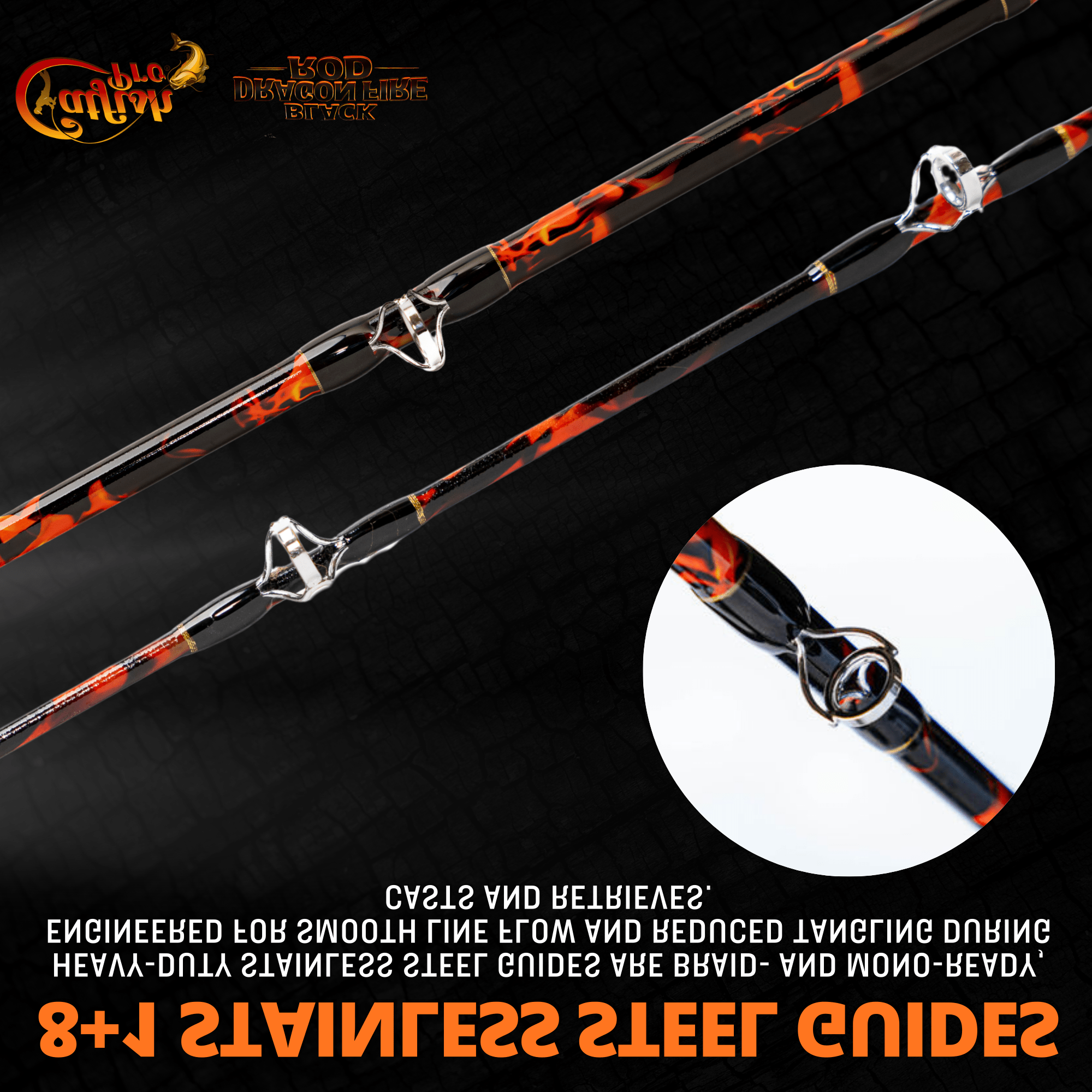 Black Dragon Fire Casting Rod