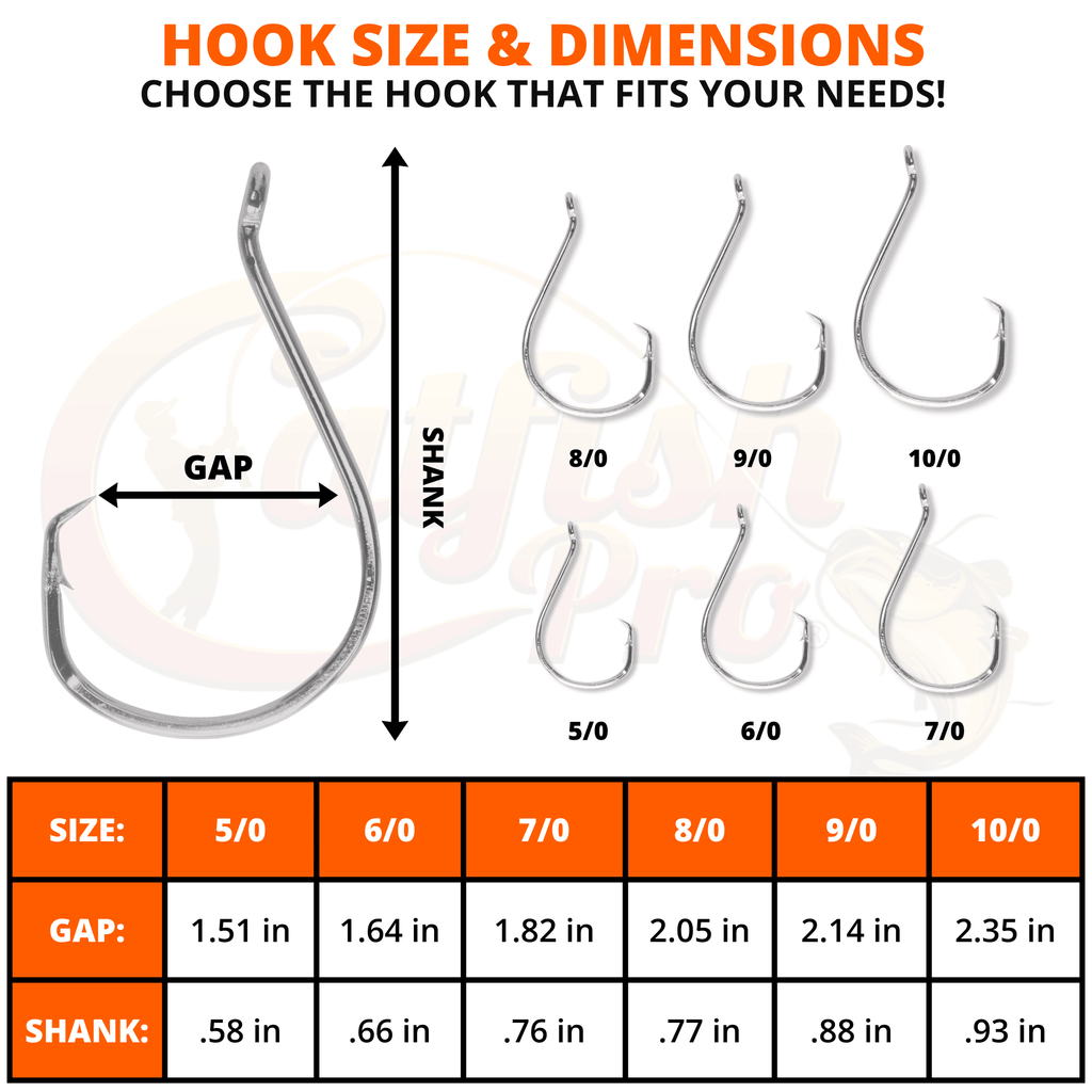 Double Offset Circle Hooks 7/0 - Value Pack