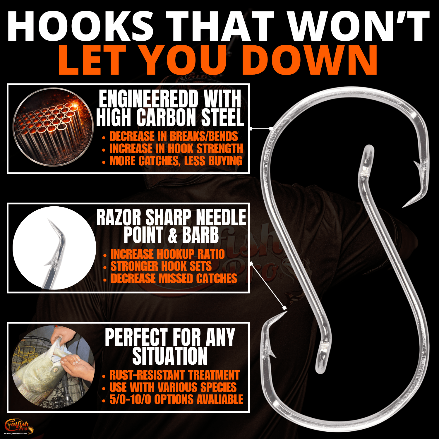 Double Offset Circle Hooks 6/0 - Value Pack